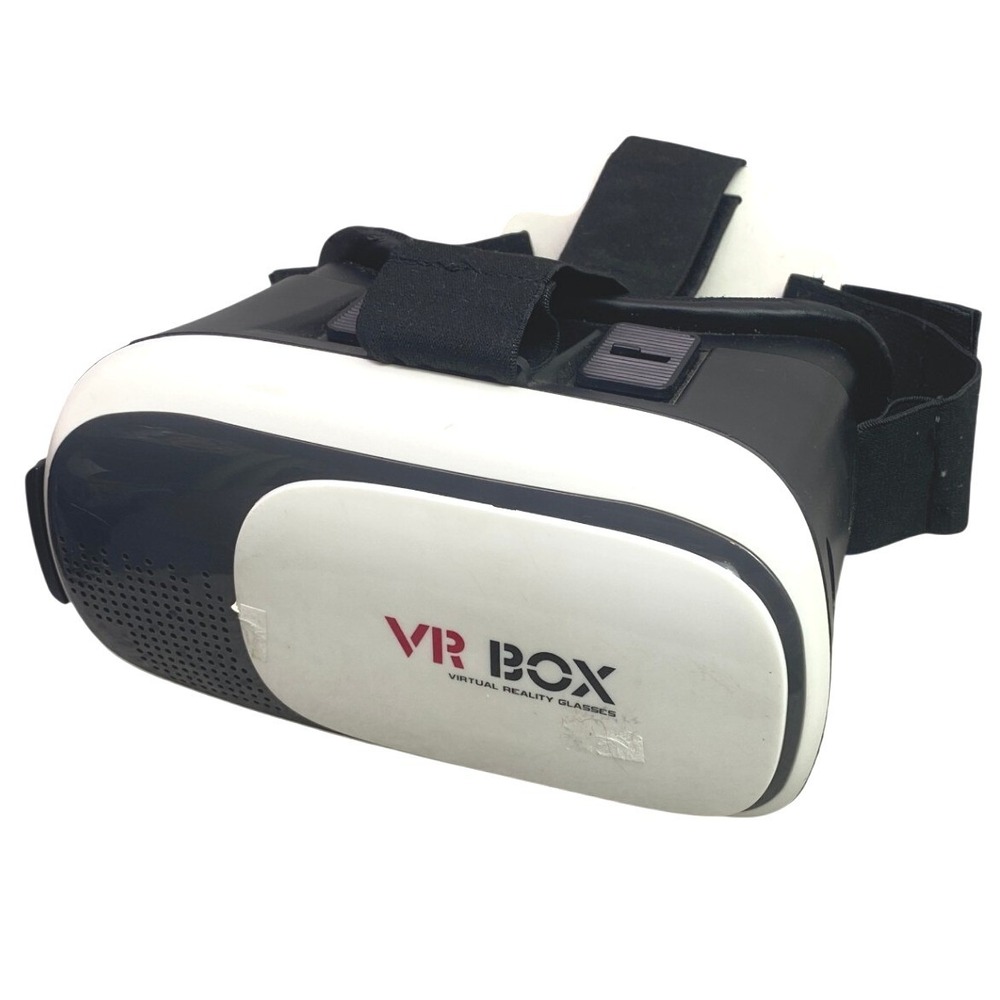 VR BOX Virtual Reality Glasses White Black Smartphone VR‎ Headset Adjustable